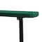 National Public Seating Rectangle Folding Picnic Table, Green, Plastic, 8 Seats, 72 in L, 29 1/2 in H Overall Plank BMPT3072-BK06 - alternate 7